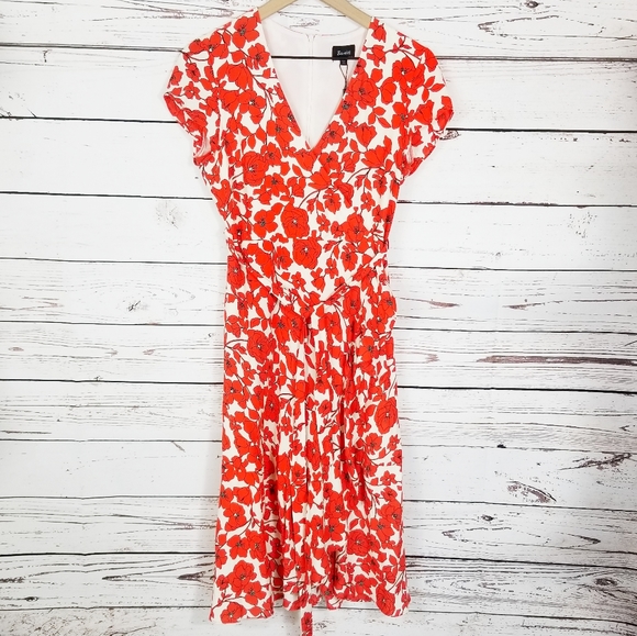 Bardot | Fiesta Floral Faux Wrap Dress NWT - Picture 2 of 6